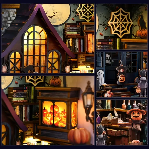 DIY Halloween Book Nook Kit - Image 5