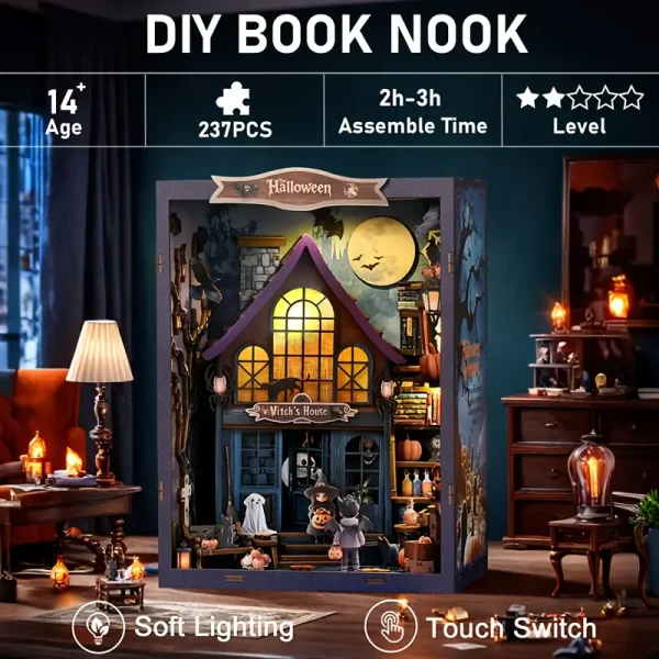 DIY Halloween Book Nook Kit - Image 6