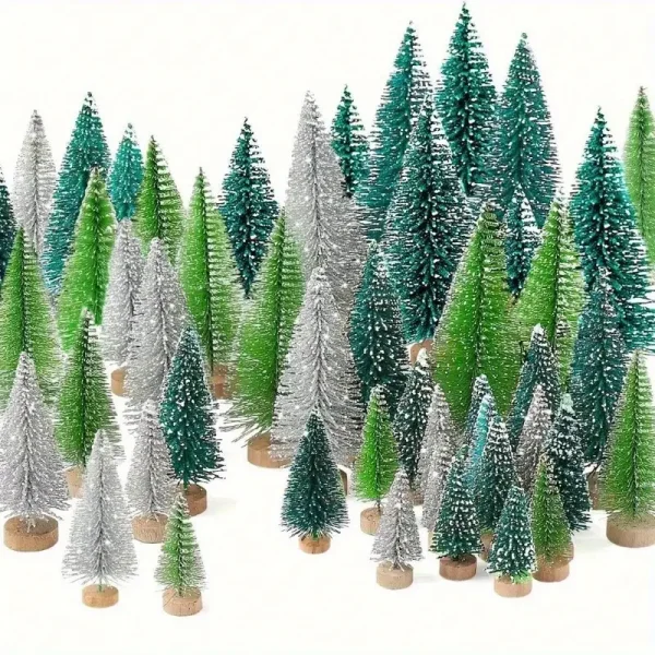 24pcs Festive Christmas Trees