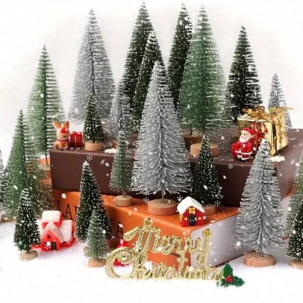 24pcs Festive Christmas Trees - Image 2