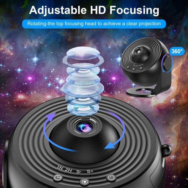 13-in-1 Star Projector Table Light, Galaxy Aurora Projector - Image 8