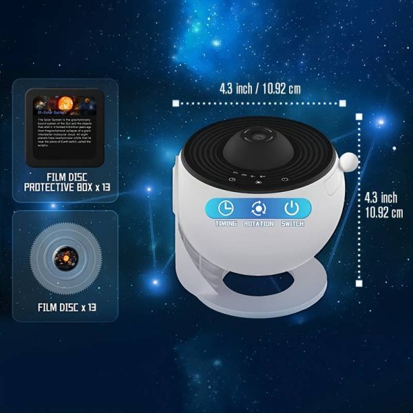 13-in-1 Star Projector Table Light, Galaxy Aurora Projector - Image 6