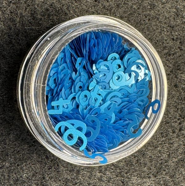 Pink, Yellow, Blue Glitter NUMBERS (2 oz) - Image 4