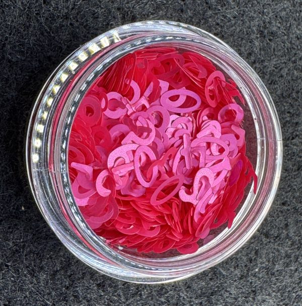 Pink, Yellow, Blue Glitter NUMBERS (2 oz) - Image 3