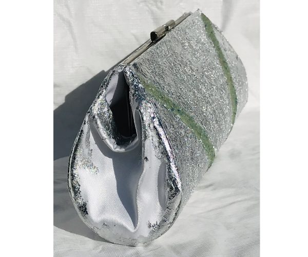 Green Fuchsite Plated in Sterling Silver ~ OOAK Clutch Purse - Image 4