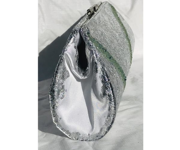 Green Fuchsite Plated in Sterling Silver ~ OOAK Clutch Purse - Image 3