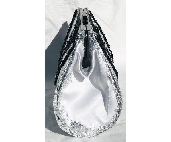Black Onyx & Hematite Plated in Sterling Silver ~ OOAK Clutch Purse - Image 4