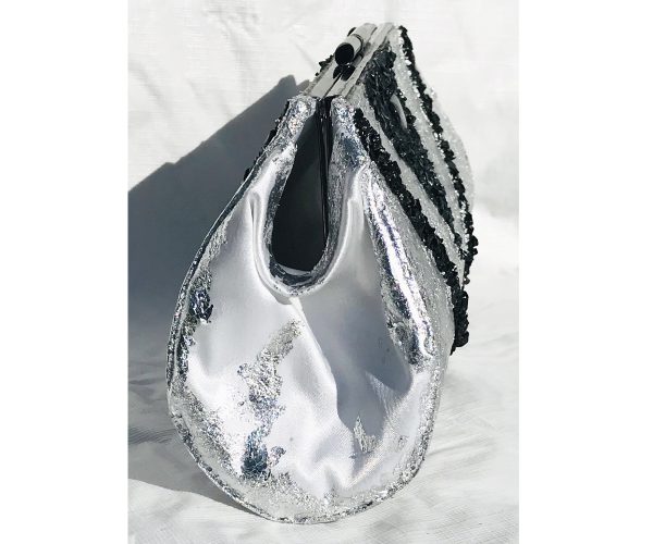 Black Onyx & Hematite Plated in Sterling Silver ~ OOAK Clutch Purse - Image 3