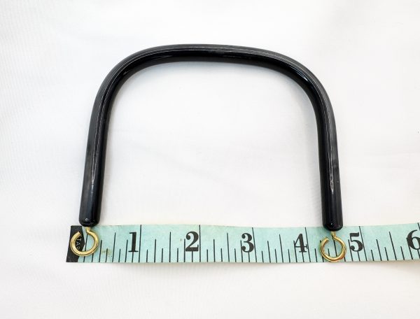 Black Plastic Purse Handle DIY - Sold Individually - Image 4