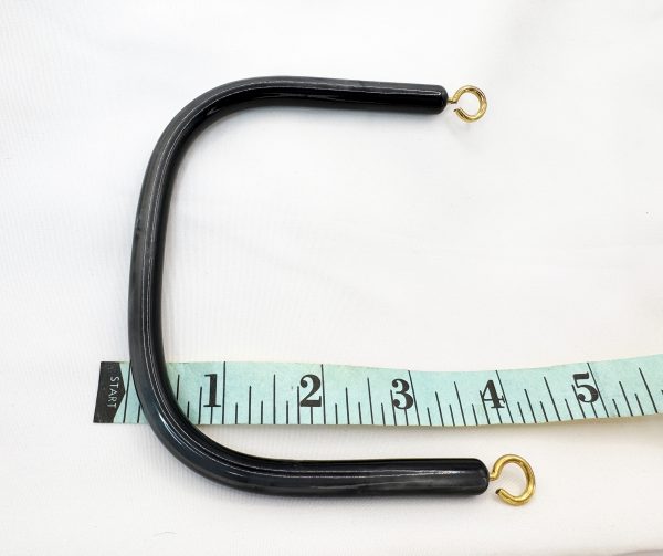 Black Plastic Purse Handle DIY - Sold Individually - Image 5