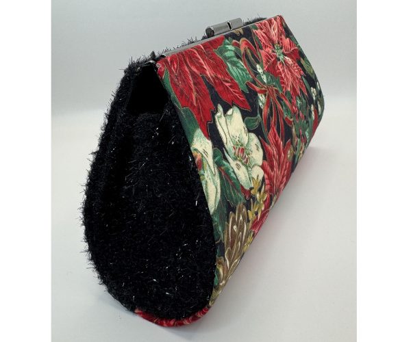 The Christmas Poinsettia ~ OOAK Clutch - Image 4