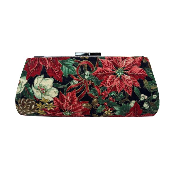The Christmas Poinsettia ~ OOAK Clutch