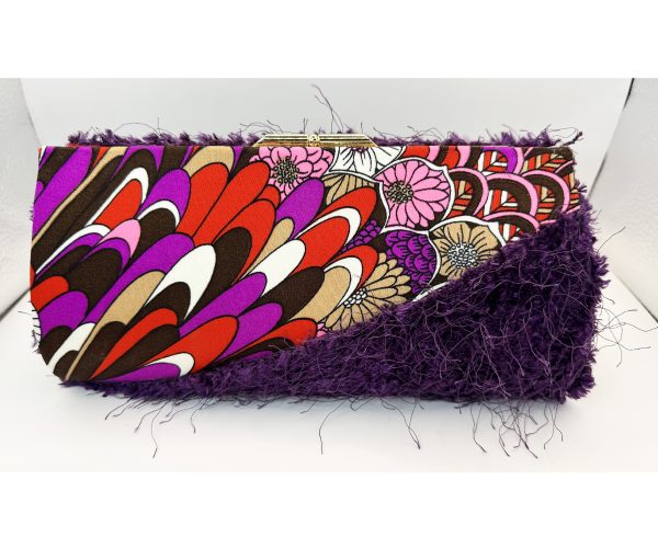 The Psychedelic Swirl ~ OOAK Clutch - Image 2