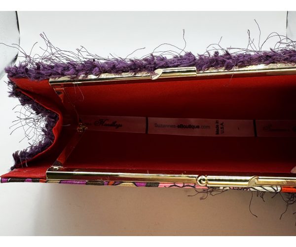The Psychedelic Swirl ~ OOAK Clutch - Image 5