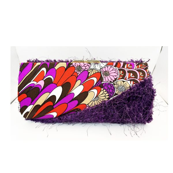 The Psychedelic Swirl ~ OOAK Clutch