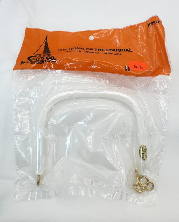 White Acrylic Plastic Purse Handle DIY - Sold Individually - Image 6