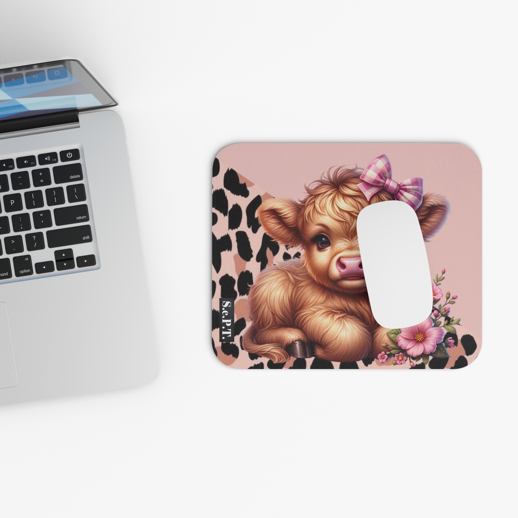 Adorable Cow (Design 44) - Mouse Pad - (S.e.P.T.™) - Image 4
