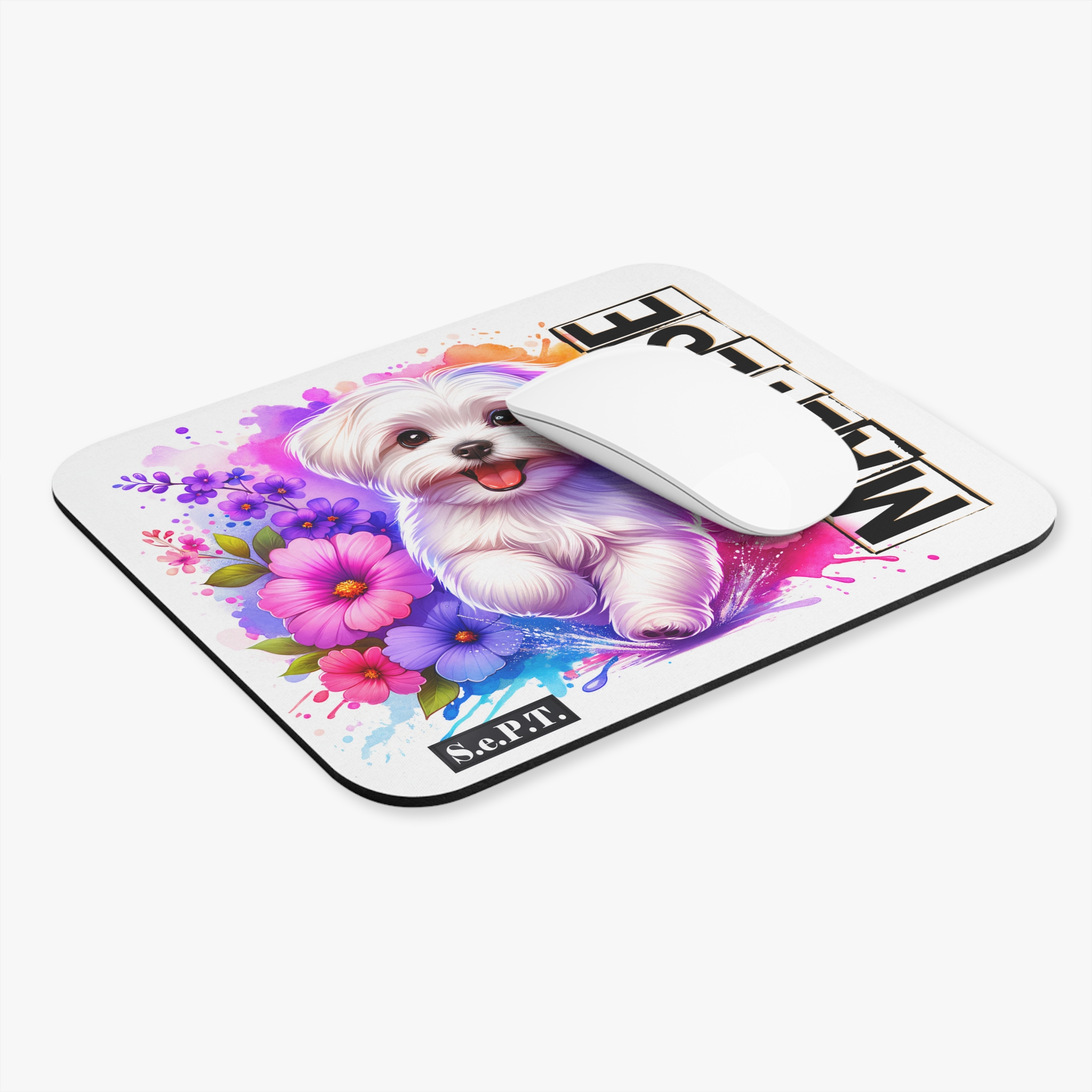 Dog Maltese - 9x8 Mouse Pad - (S.e.P.T.™) - Image 3