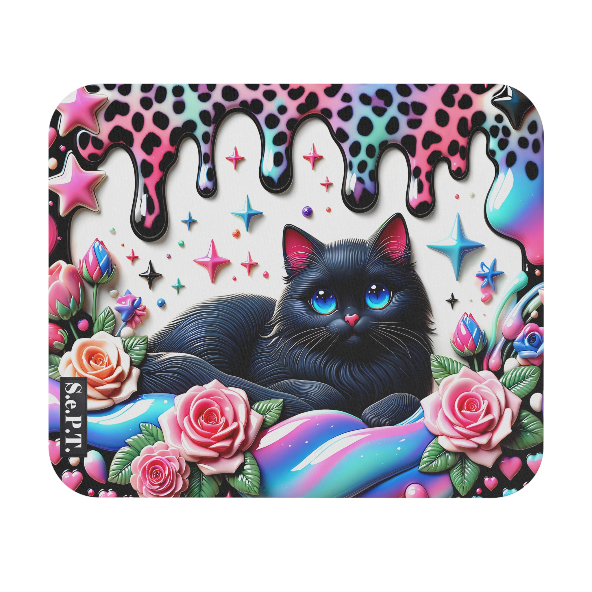 3D Cats (Design 14) - 9x8 Mouse Pad - (S.e.P.T.™)
