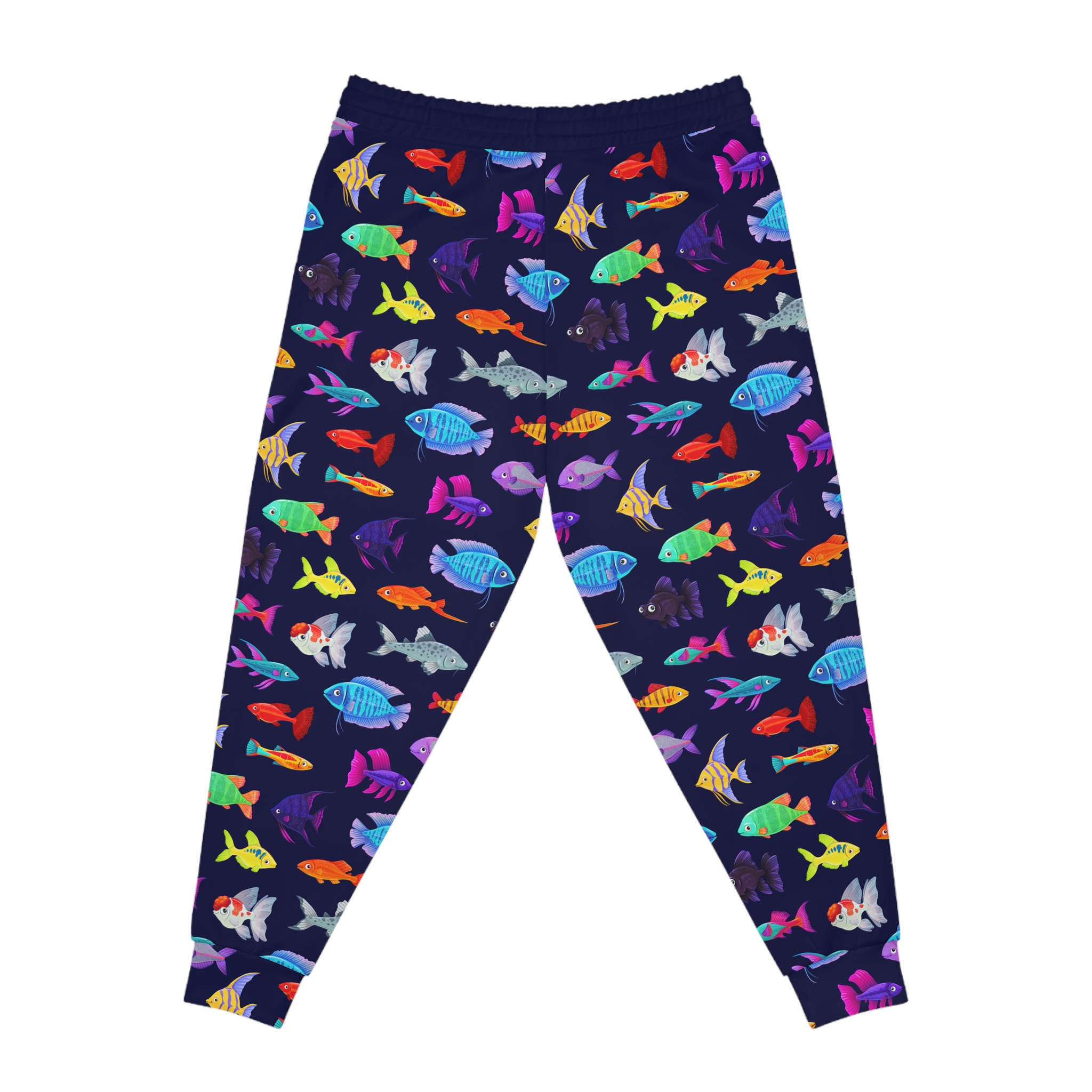 Deep Sea Life Colorful Fish Pattern Athletic Joggers (S.e.P.T.™) - Image 5