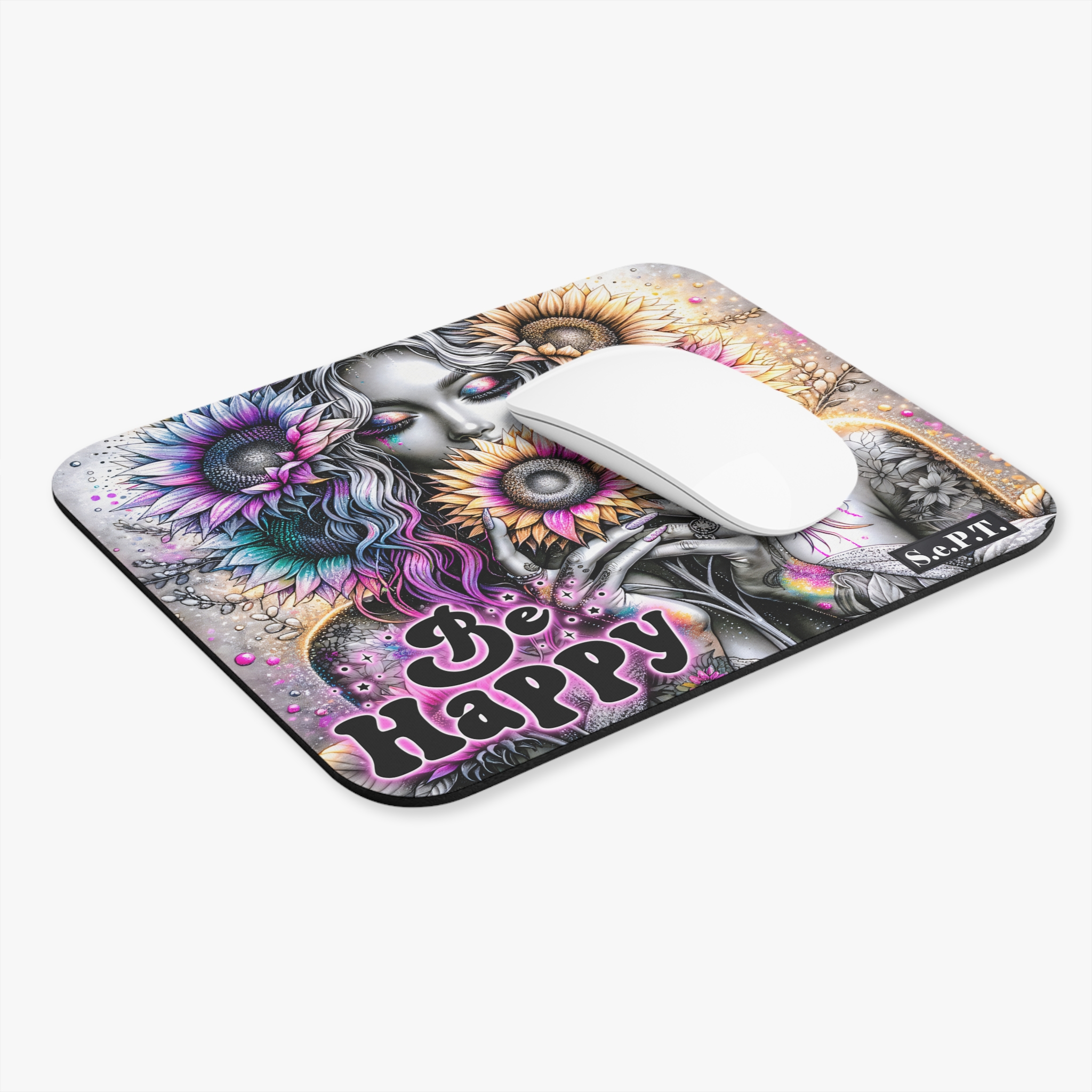 Be Happy - 9x8 Mouse Pad - (S.e.P.T.™) - Image 3