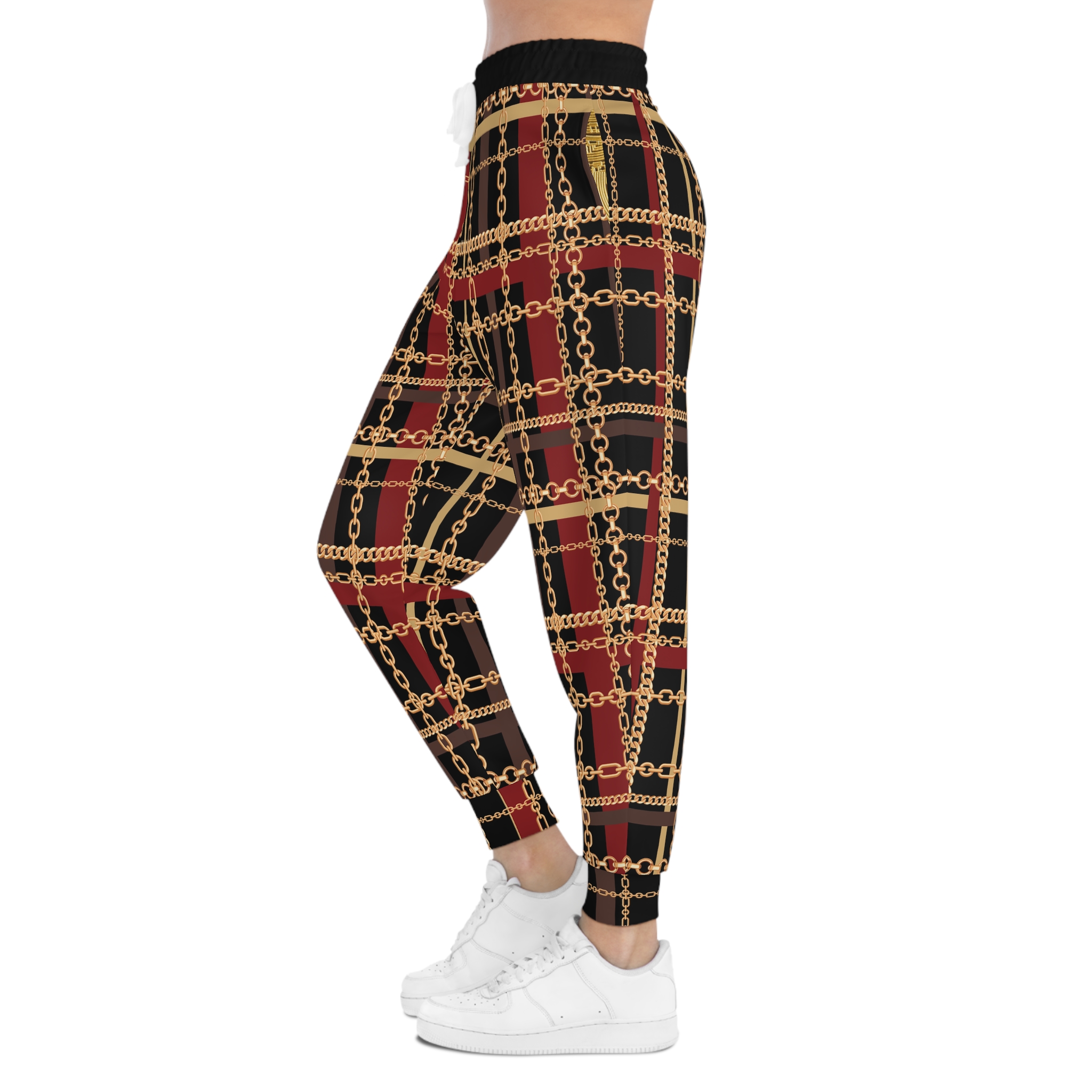 Regal Tartan Chain Plaid w/Treasure Pockets™ Athletic Joggers (S.e.P.T.™)