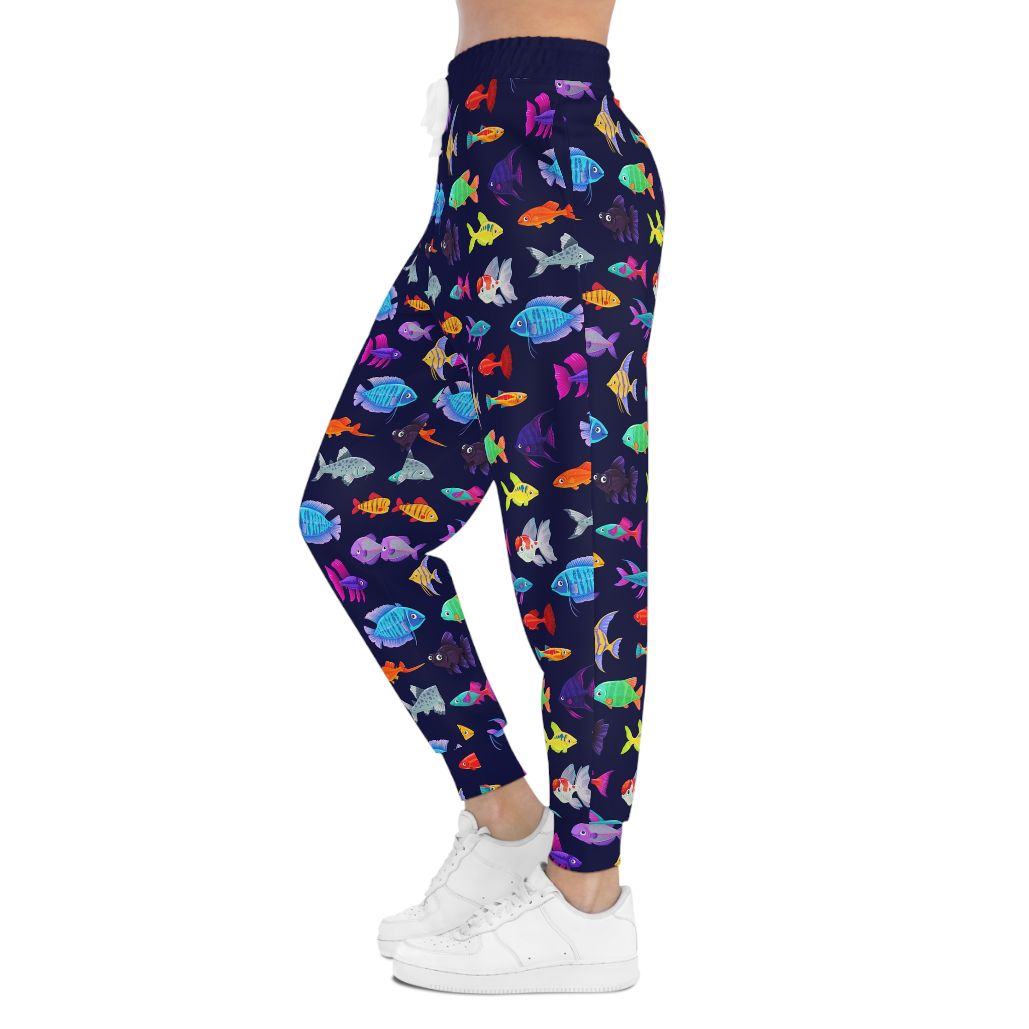 Deep Sea Life Colorful Fish Pattern Athletic Joggers (S.e.P.T.™)