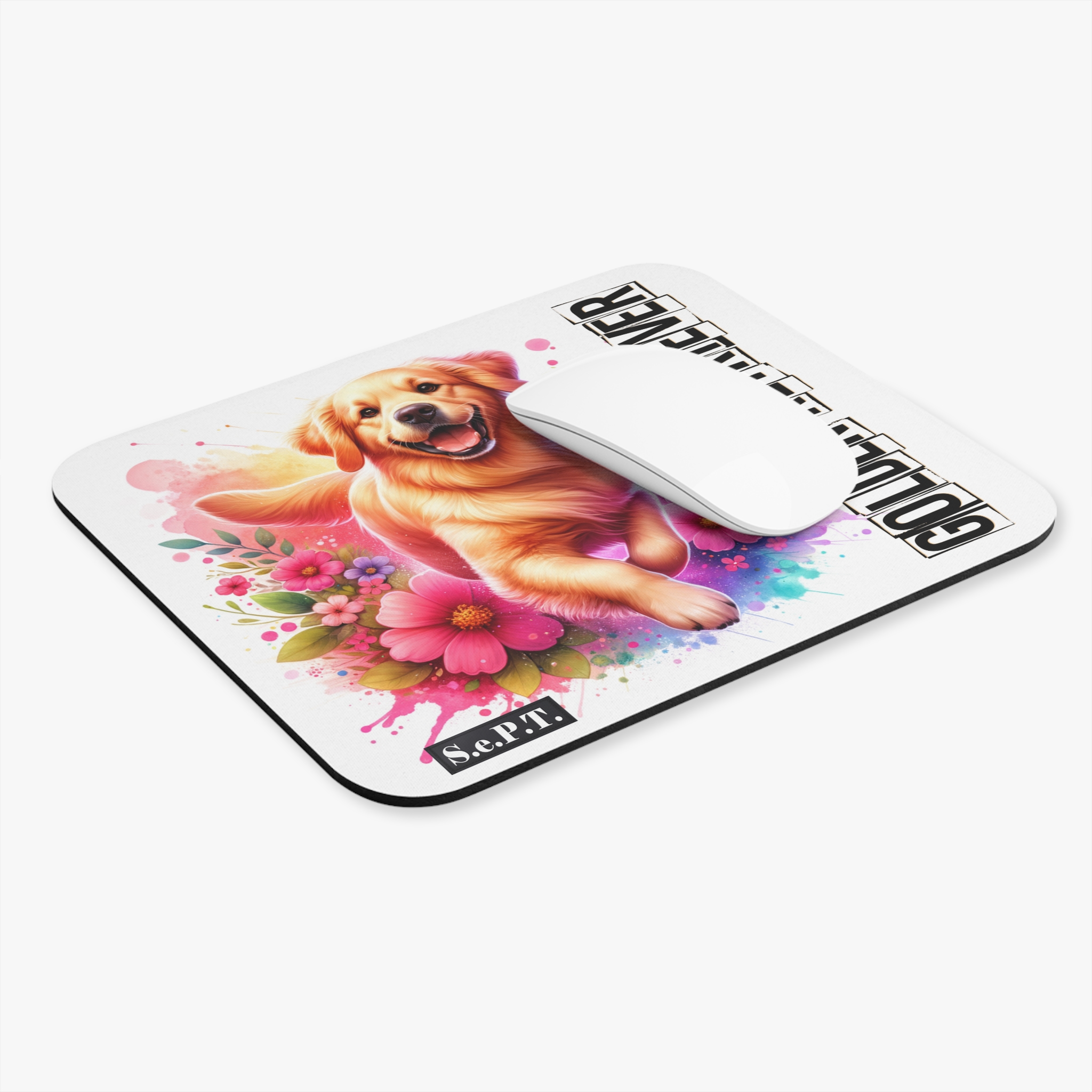 Dog Golden Retriever - 9x8 Mouse Pad - (S.e.P.T.™) - Image 3