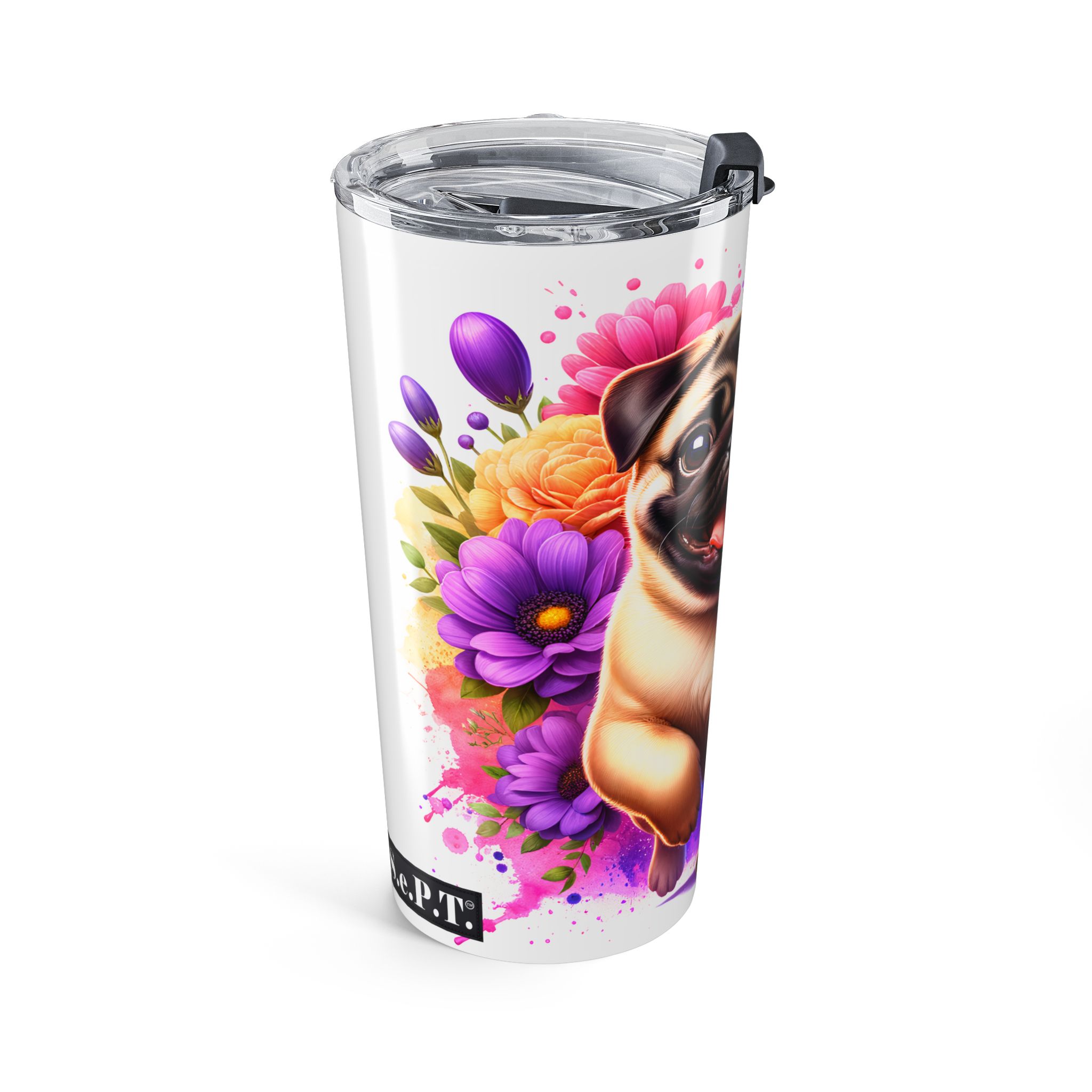 Dog Pug - Tumbler 20oz - (S.e.P.T.™) - Image 3