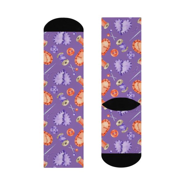 Pin Pal Voodoo Doll Cushioned Crew Socks - Image 5