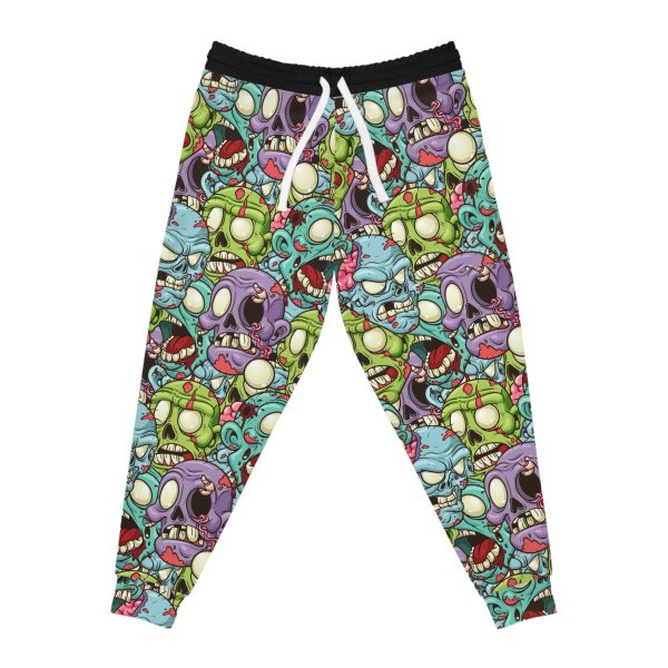 Brain Freeze! Cartoon Zombie Athletic Joggers (AOP) - Image 2