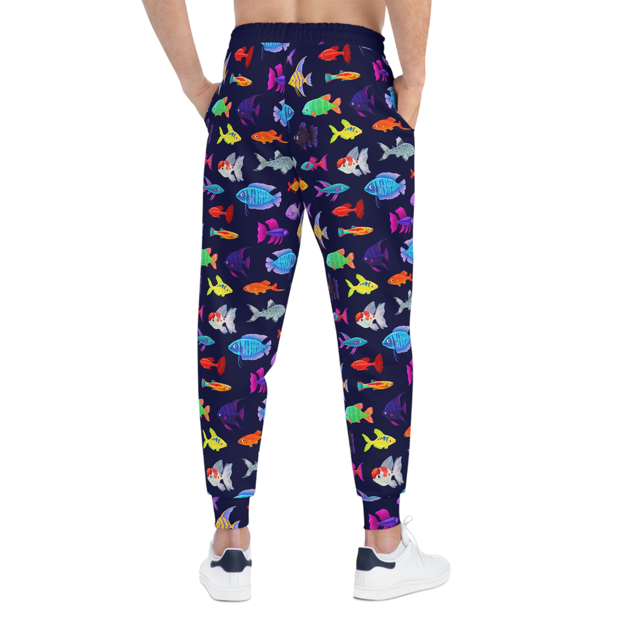 Deep Sea Life Colorful Fish Pattern Athletic Joggers (S.e.P.T.™) - Image 6