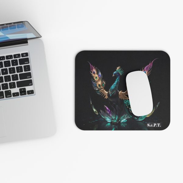 Peacock Jeweled Majesty Colorful Faceted Gemstones - Mouse Pad - (S.e.P.T.) - Image 4