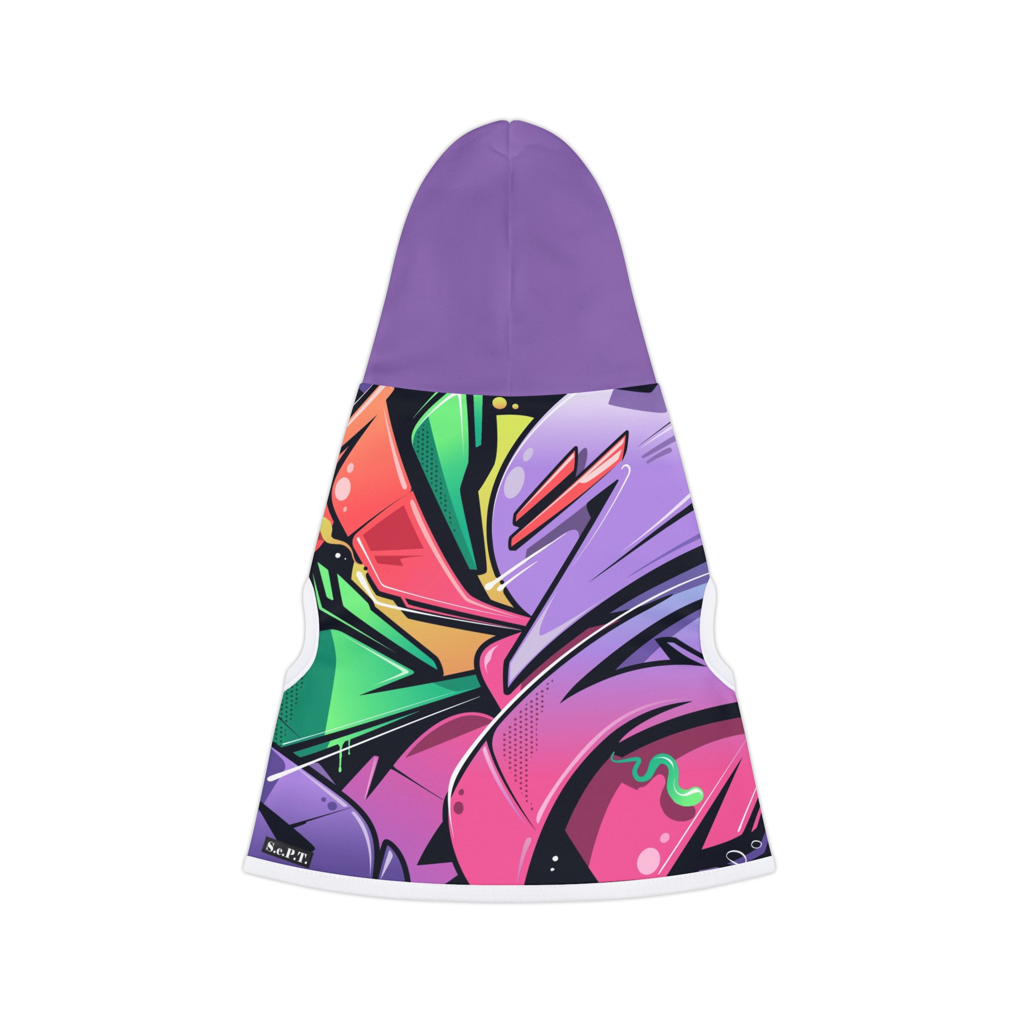 Fresh Tag Graffiti Pet Hoodie - (S.e.P.T.) - Image 3