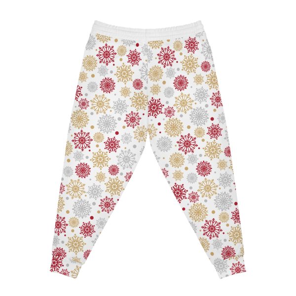 Holly Jolly Gold & Silver Snowflake Athletic Joggers (S.e.P.T.) - Image 4
