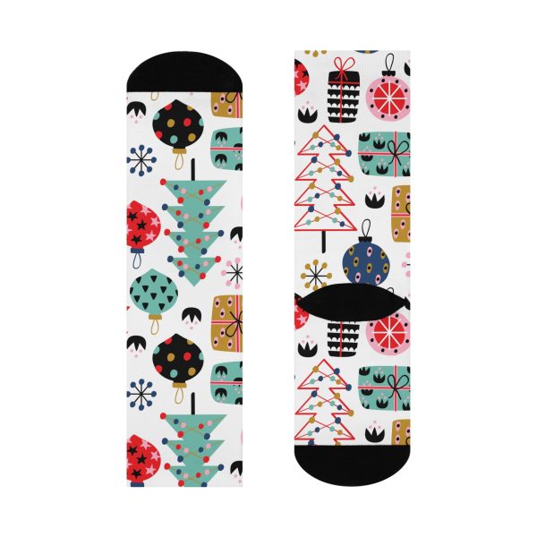Holiday (Design #1) Cushioned Crew Socks - Image 5