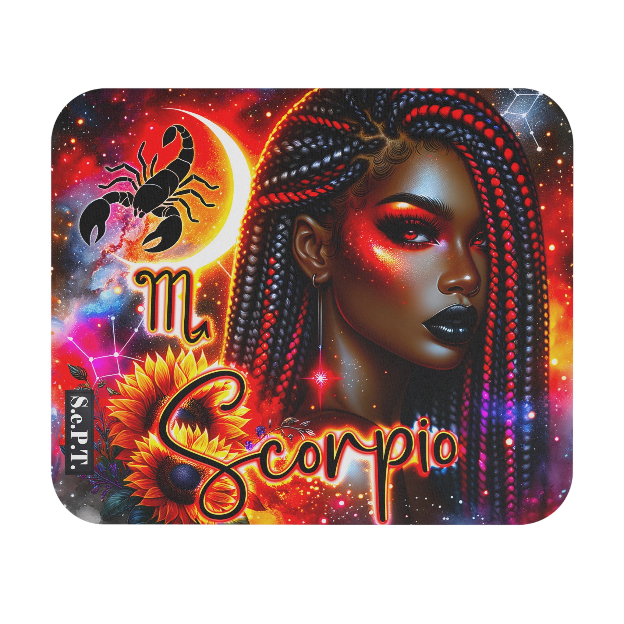 Scorpio (Black Woman) - 9x8 Mouse Pad - (S.e.P.T.™)