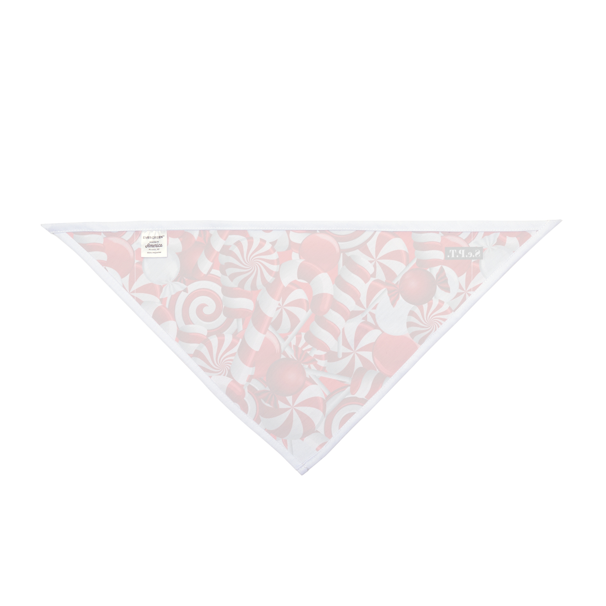 Christmas Peppermint Candy Pet Bandana - (S.e.P.T.™) - Image 4