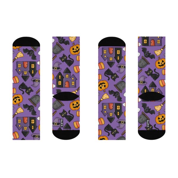 Spooky Cute Halloween Cushioned Crew Socks (S.e.P.T.) - Image 3