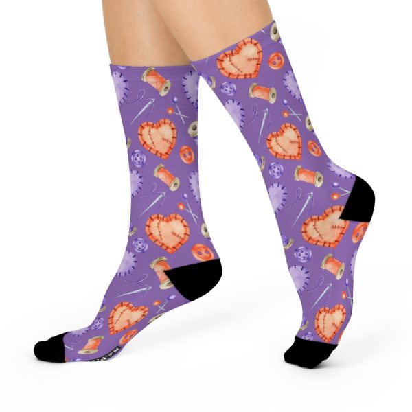 Pin Pal Voodoo Doll Cushioned Crew Socks (S.e.P.T.) - Image 3