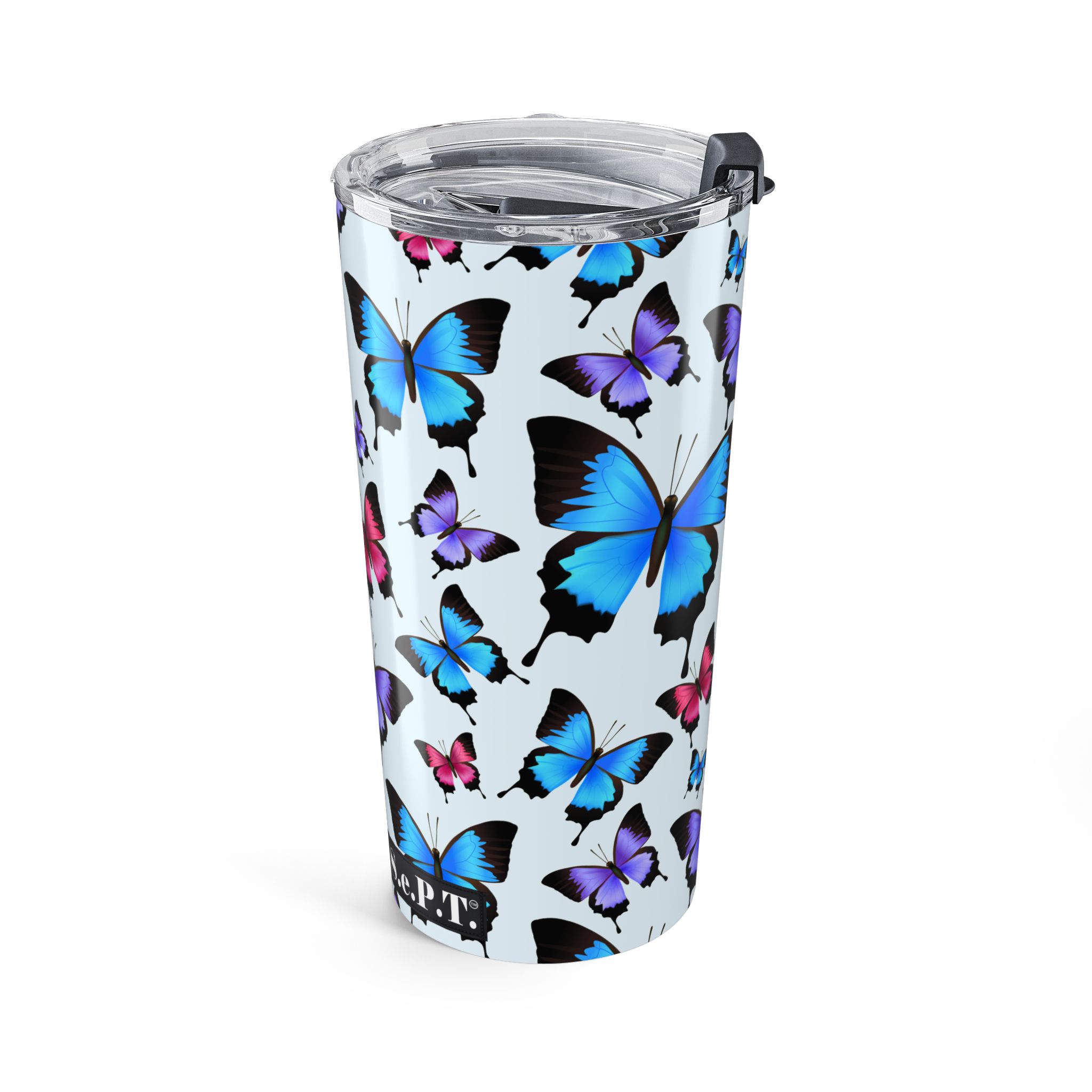 Multi-Color Butterfly Garden Print - Tumbler 20oz - (S.e.P.T.™)