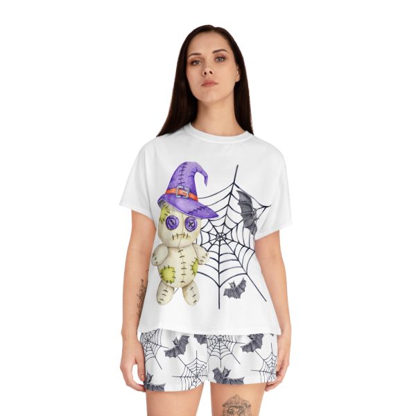 Voodoo & Vamps Spooky Women's Short Pajama Set (AOP)