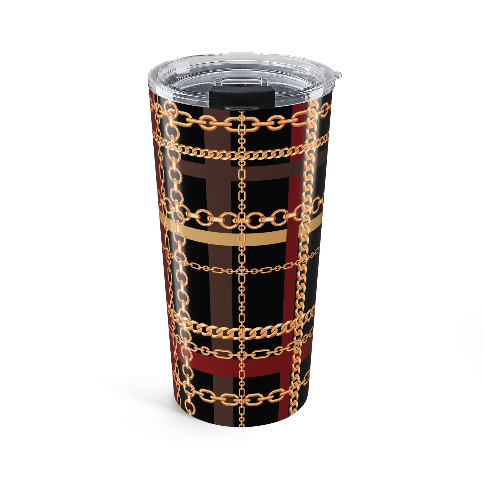 Regal Tartan Chain Plaid Print Tumbler 20oz - (S.e.P.T.™)