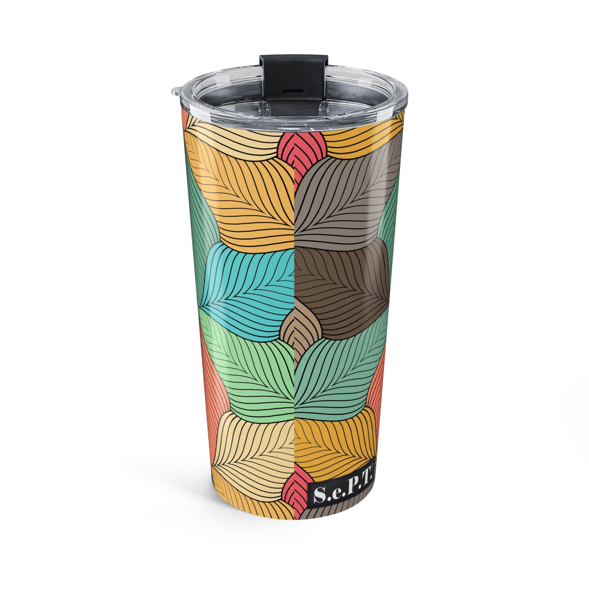 Mid-Century Modern Wavy Abstract Print #2 - Tumbler 20oz - (S.e.P.T.™) - Image 2