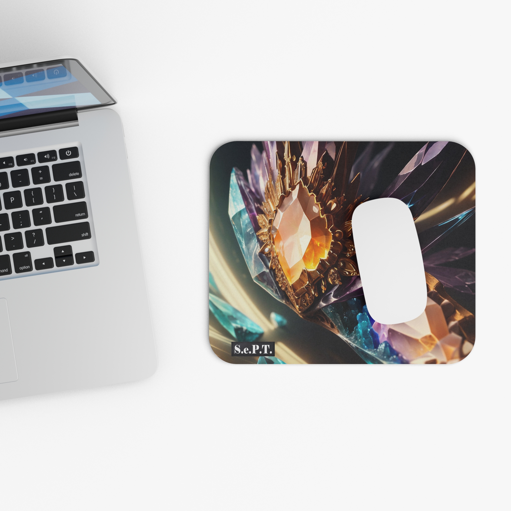Jewelled Colorful Faceted Gemstones - Mouse Pad - (S.e.P.T.) - Image 4