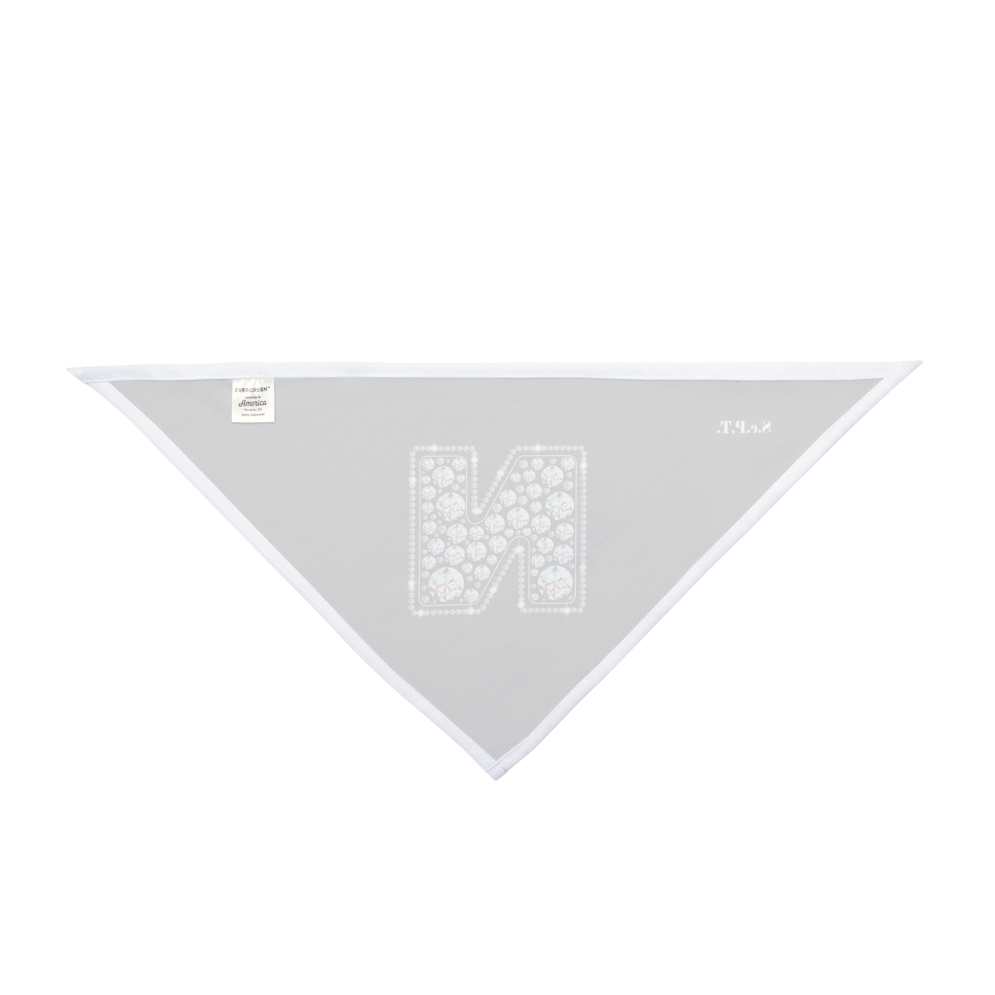 Blingy Initial "N" Pet Bandana - (S.e.P.T.) - Image 2