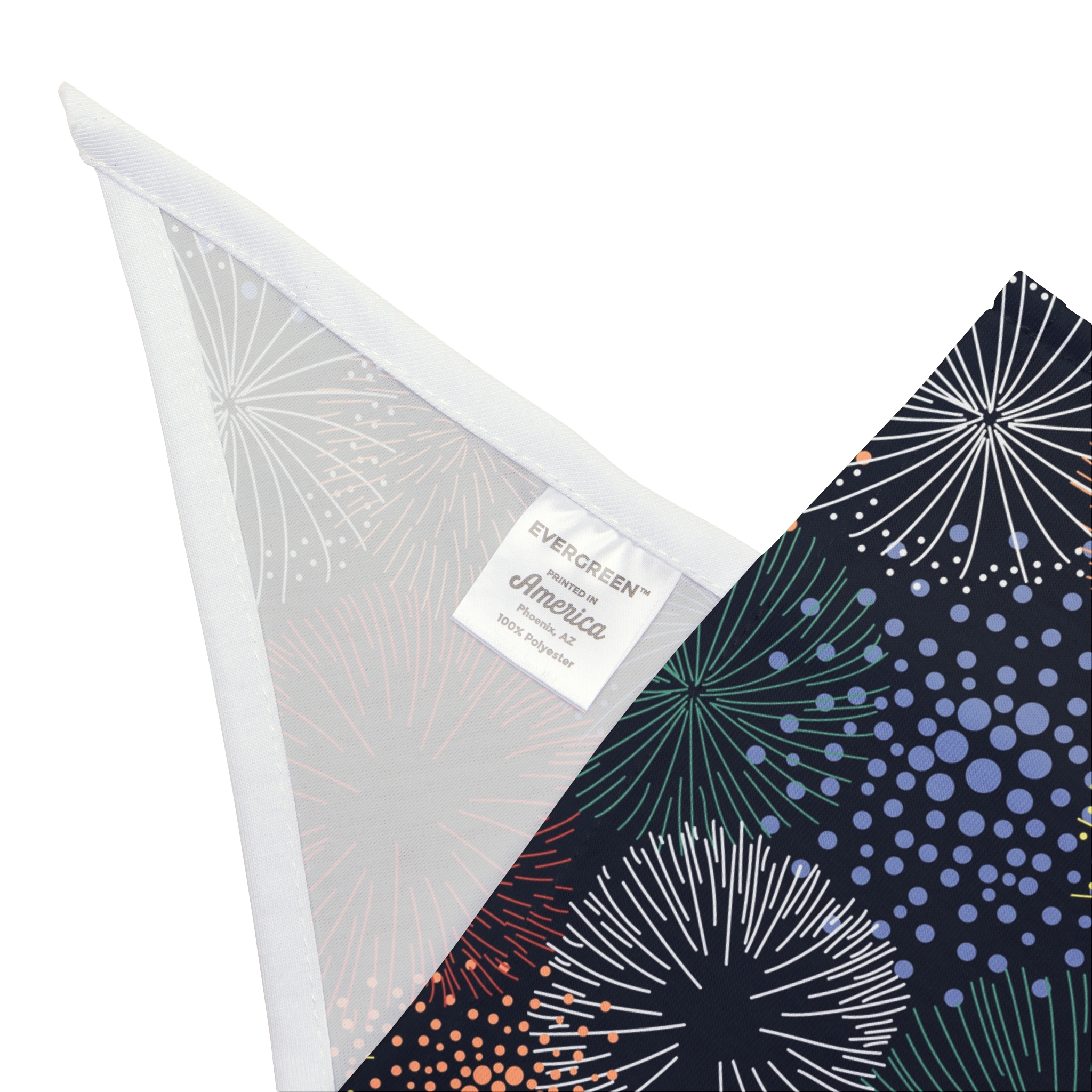 Dark Celebration Fireworks Print Dog Pet Bandana - (S.e.P.T.™) - Image 8