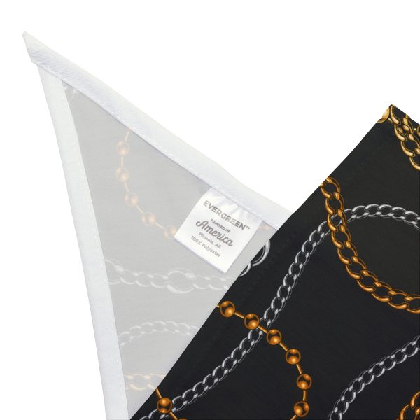 Mixed Metal Chain and Rope Pattern Pet Bandana - (S.e.P.T.) - Image 8