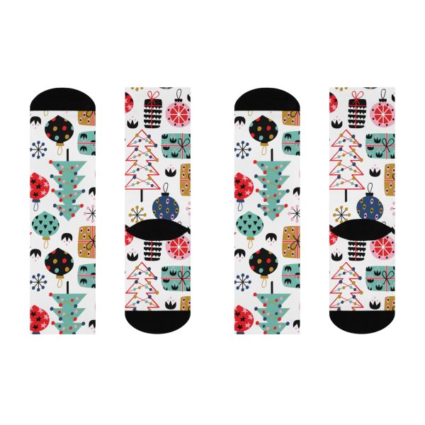 Holiday (Design #1) Cushioned Crew Socks - Image 4