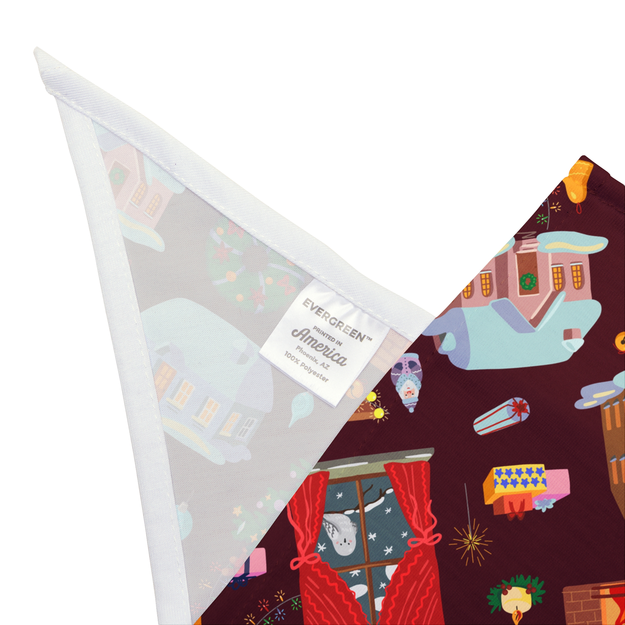 Cozy Christmas Village Holiday Dog Pet Bandana - (S.e.P.T.) - Image 8